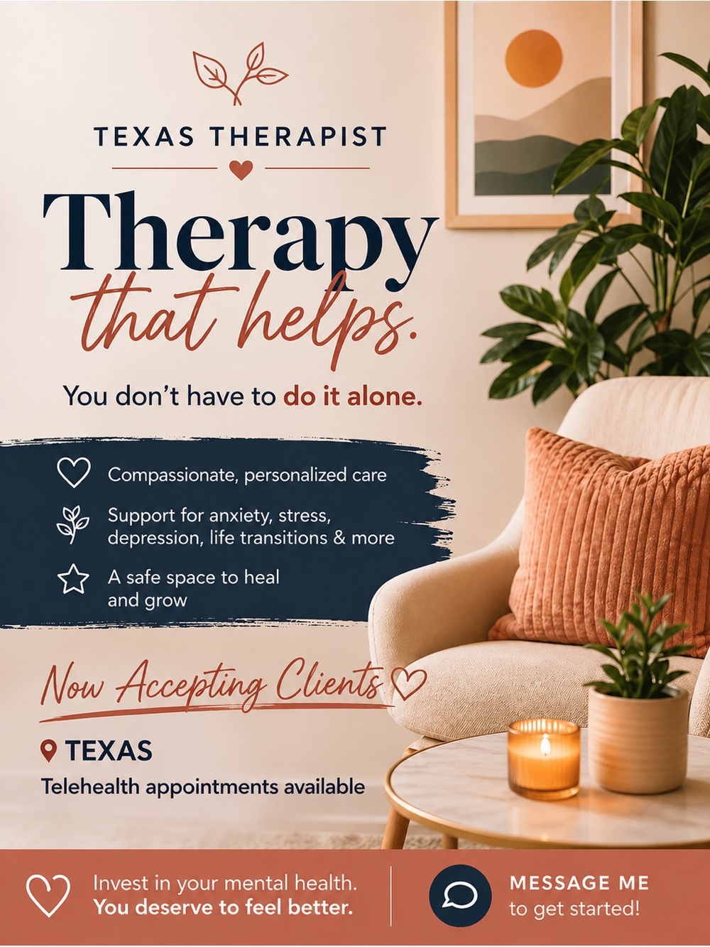 ✨ New Chapter: Now Accepting Therapy Clients (Texas) ✨